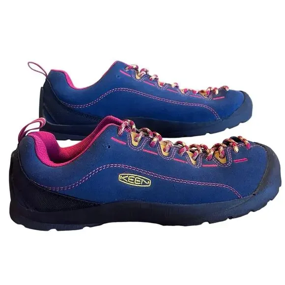 Keen Jasper Low Climbing Sneakers Blue/red Mens Size 10 Hiking Gorpcore EUC!! - Picture 3 of 8